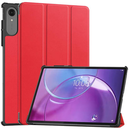 Custer Texture 3-Fold Holder Leather Smart Tablet Case, For Lenovo Tab 10.1 2025 / K10 2nd / S10, For Lenovo Idea Tab Pro, For Lenovo Tab K11 Plus, For Lenovo Idea Tab Pro Gen 2 13