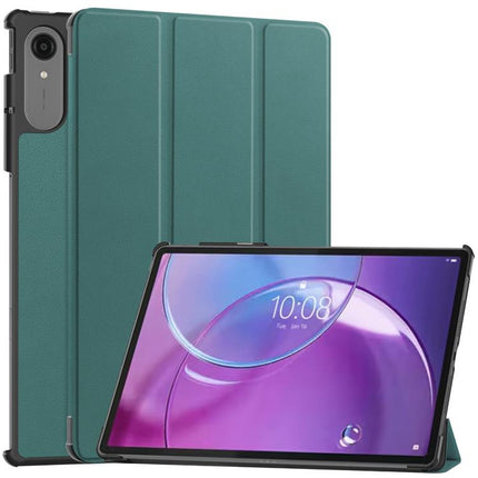Custer Texture 3-Fold Holder Leather Smart Tablet Case, For Lenovo Tab 10.1 2025 / K10 2nd / S10, For Lenovo Idea Tab Pro, For Lenovo Tab K11 Plus, For Lenovo Idea Tab Pro Gen 2 13