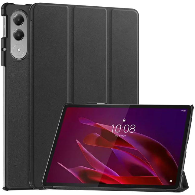 Custer Texture 3-Fold Holder Leather Smart Tablet Case, For Lenovo Yoga Tab 11.1 2025, For Lenovo Idea  Tab Plus 12.1, For Lenovo Legion Y700 2025, For Lenovo Tab One TB-305FU / Tab K9