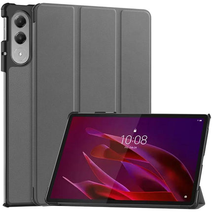 Custer Texture 3-Fold Holder Leather Smart Tablet Case, For Lenovo Yoga Tab 11.1 2025, For Lenovo Idea  Tab Plus 12.1, For Lenovo Legion Y700 2025, For Lenovo Tab One TB-305FU / Tab K9