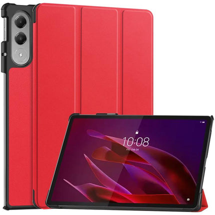 Custer Texture 3-Fold Holder Leather Smart Tablet Case, For Lenovo Yoga Tab 11.1 2025, For Lenovo Idea  Tab Plus 12.1, For Lenovo Legion Y700 2025, For Lenovo Tab One TB-305FU / Tab K9