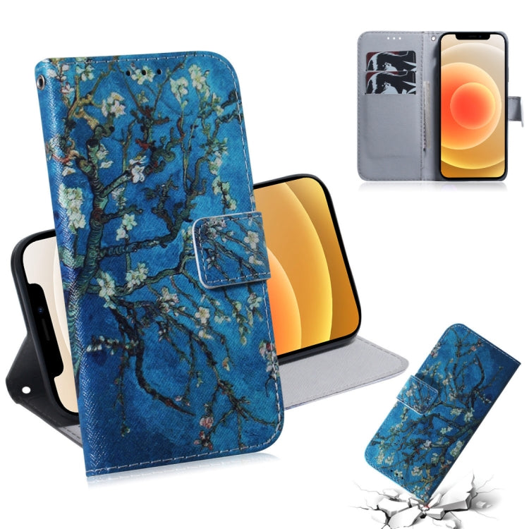 Coloured Drawing Horizontal Flip Leather Case, with Holder & Card Slots & Wallet