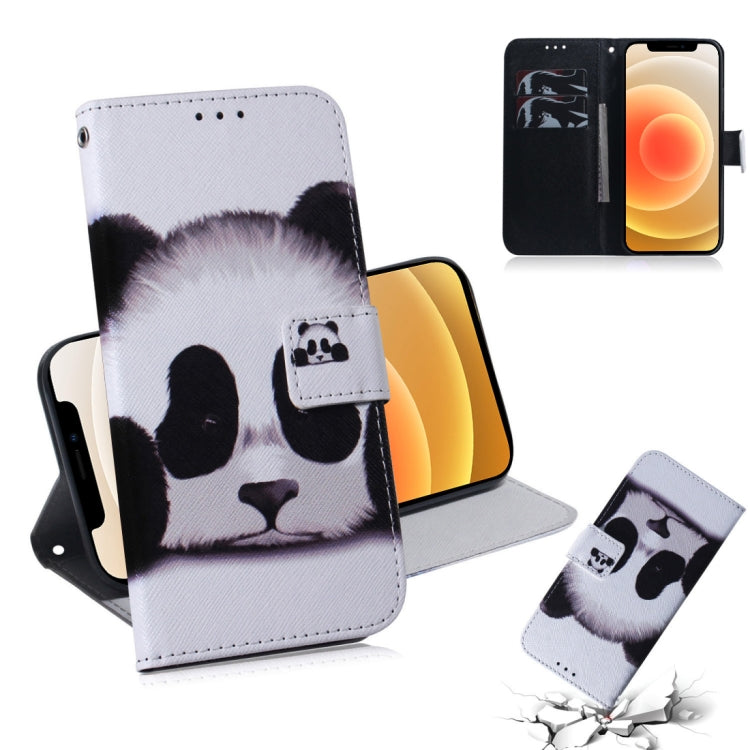 Coloured Drawing Horizontal Flip Leather Case, with Holder & Card Slots & Wallet