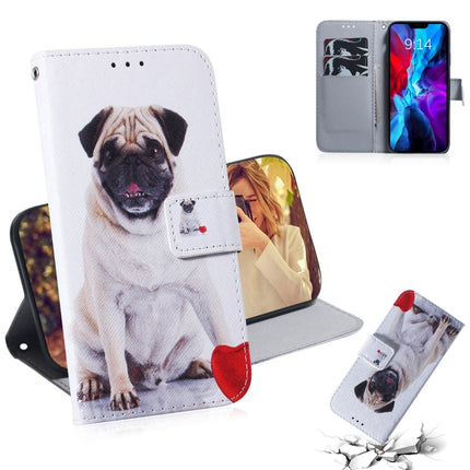 Horizontale Flip-Lederhülle mit farbiger Zeichnung, mit Halter &amp; Kartenfächern &amp; Geldbörse, für iPhone 12 mini, für iPhone 12 / 12 Pro, für iPhone 12 Pro Max