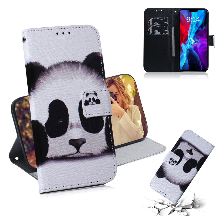 Coloured Drawing Horizontal Flip Leather Case, with Holder & Card Slots & Wallet