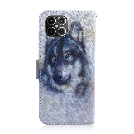 Funda de cuero con tapa horizontal con dibujo en color, con soporte, ranuras para tarjetas y billetera, para LG K41S, para LG K51S, para LG K61