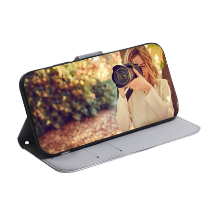 Funda de cuero con tapa horizontal con dibujo en color, con soporte, ranuras para tarjetas y billetera, para LG K41S, para LG K51S, para LG K61