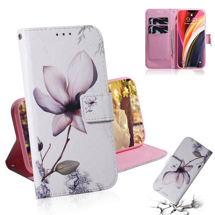 Coloured Drawing Horizontal Flip Leather Case, with Holder & Card Slots & Wallet
