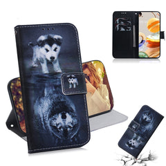 Coloured Drawing Horizontal Flip Leather Case, with Holder & Card Slots & Wallet, For LG K41S, For LG K51S, For LG K61