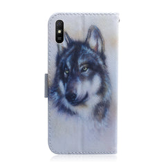 Coloured Drawing Horizontal Flip Leather Case, with Holder & Card Slots & Wallet, For Xiaomi Redmi 9A, For Xiaomi Redmi 9C, For Samsung Galaxy Note 20