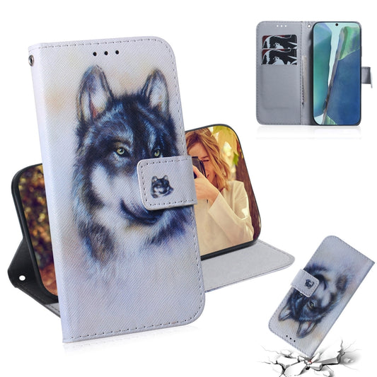 Coloured Drawing Horizontal Flip Leather Case, with Holder & Card Slots & Wallet, For Samsung Galaxy Note 20, For Samsung Galaxy Note 20 Ultra