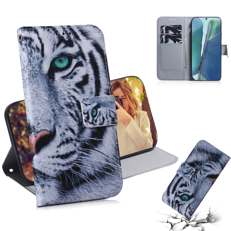 Coloured Drawing Horizontal Flip Leather Case, with Holder & Card Slots & Wallet