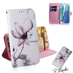 Coloured Drawing Horizontal Flip Leather Case, with Holder & Card Slots & Wallet, For Xiaomi Redmi 9A, For Xiaomi Redmi 9C, For Samsung Galaxy Note 20