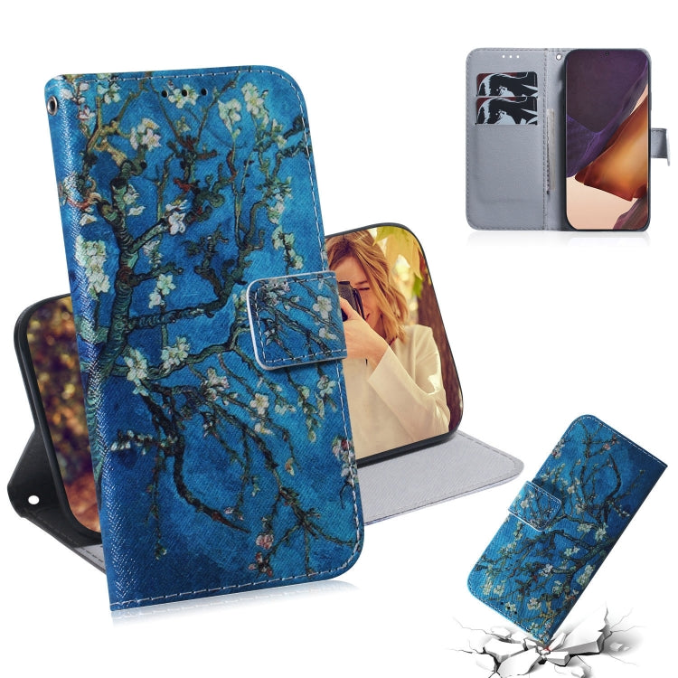 Coloured Drawing Horizontal Flip Leather Case, with Holder & Card Slots & Wallet
