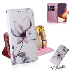 Coloured Drawing Horizontal Flip Leather Case, with Holder & Card Slots & Wallet, For Samsung Galaxy Note 20 Ultra