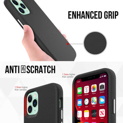 Triangle Armor Texture TPU + PC Case, For iPhone 12 mini, For iPhone 12 / 12 Pro, For iPhone 12 Pro Max