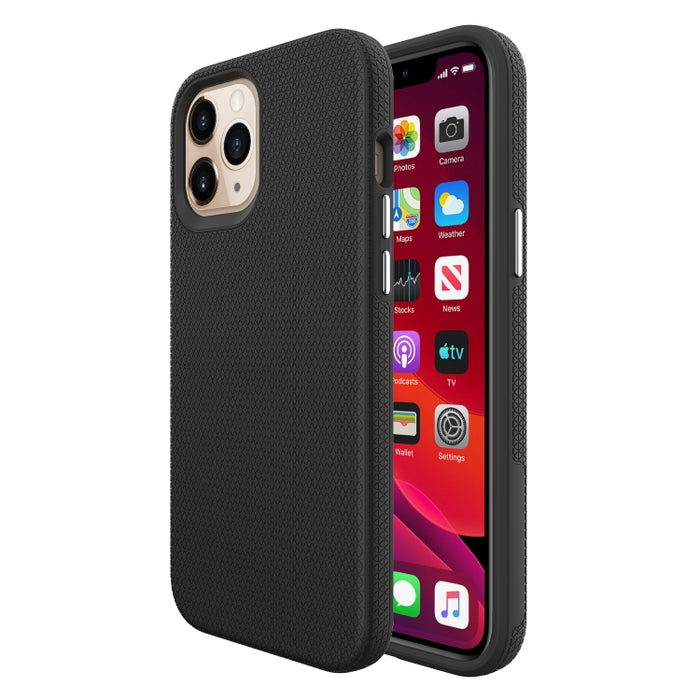 Funda de TPU + PC con textura de armadura triangular, para iPhone 12 mini, para iPhone 12/12 Pro, para iPhone 12 Pro Max