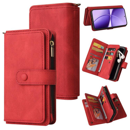 Skin Feel Multi Card Slots Zipper Wallet Leather Phone Case, For Redmi Note 17 5G/4G Global 171mm, For Redmi Note 17 Pro+ 5G Global 163mm, For Redmi 17 5G/4G Global 171mm, For Redmi Turbo 5 Max / Poco X8 Pro Max 5G, For Redmi Turbo 5 / Poco X8 Pro 5G  ...
