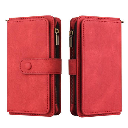 Skin Feel Multi Card Slots Zipper Wallet Leather Phone Case, For Redmi Note 17 5G/4G Global 171mm, For Redmi Note 17 Pro+ 5G Global 163mm, For Redmi 17 5G/4G Global 171mm, For Redmi Turbo 5 Max / Poco X8 Pro Max 5G, For Redmi Turbo 5 / Poco X8 Pro 5G  ...