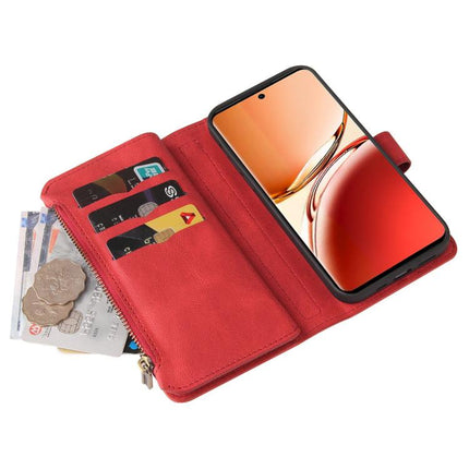 Skin Feel Multi Card Slots Zipper Wallet Leather Phone Case, For Redmi Note 17 5G/4G Global 171mm, For Redmi Note 17 Pro+ 5G Global 163mm, For Redmi 17 5G/4G Global 171mm, For Redmi Turbo 5 Max / Poco X8 Pro Max 5G, For Redmi Turbo 5 / Poco X8 Pro 5G  ...