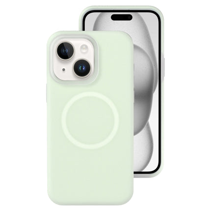 Jelly Liquid Silicone MagSafe Magnetic Phone Case, For iPhone 15 Pro, For iPhone 15 Plus