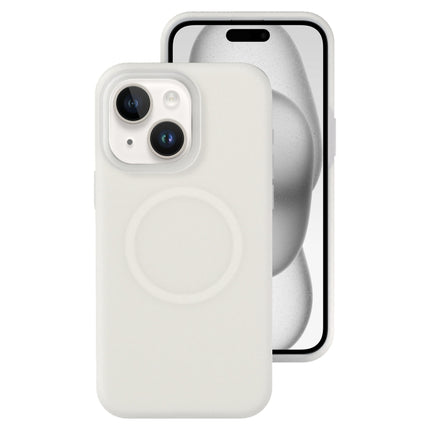 Jelly Liquid Silicone MagSafe Magnetic Phone Case, For iPhone 15 Pro, For iPhone 15 Plus