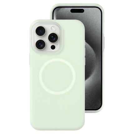 Jelly Liquid Silicone MagSafe Magnetic Phone Case, For iPhone 15 Pro, For iPhone 15 Plus