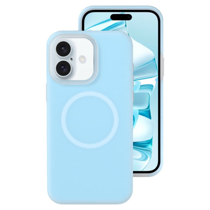 Jelly Liquid Silicone MagSafe Magnetic Phone Case, For iPhone 16 Pro, For iPhone 16 Plus