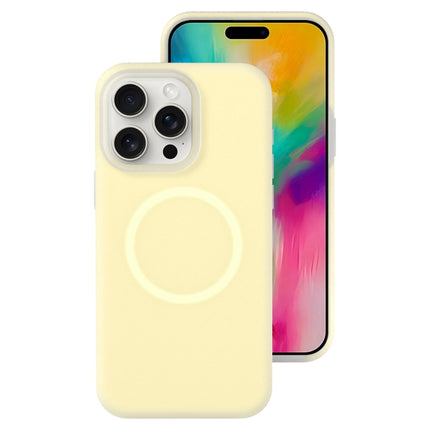 Jelly Liquid Silicone MagSafe Magnetic Phone Case, For iPhone 16 Pro, For iPhone 16 Plus