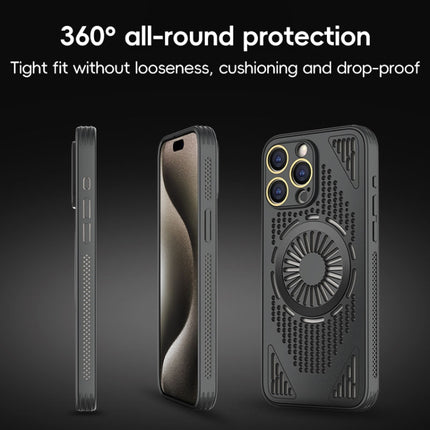 Hollow Cooling MagSafe Shockproof Phone Case, For iPhone 15 Pro Max, For iPhone 15 Pro, For iPhone 15