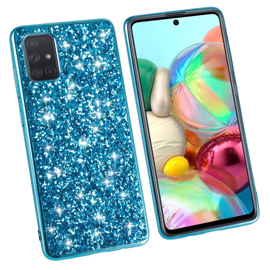 Glitter Powder Shockproof TPU Protective Case, For Samsung Galaxy A71 5G
