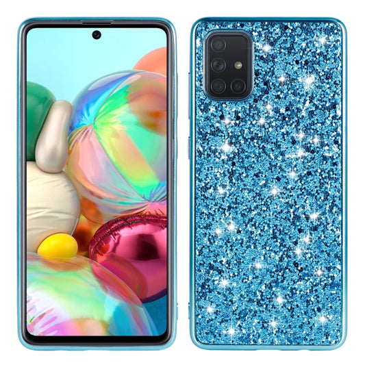 Glitter Powder Shockproof TPU Protective Case, For Samsung Galaxy A71 5G