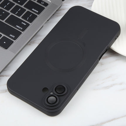 Liquid TPU Silicone Solid Color MagSafe Phone Case, For iPhone 16