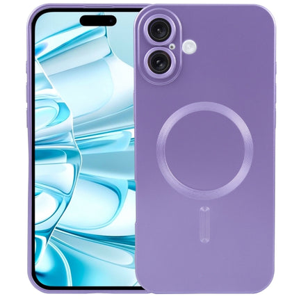 Liquid TPU Silicone Solid Color MagSafe Phone Case, For iPhone 16