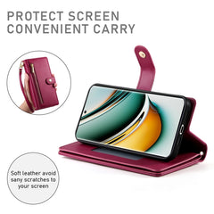 Nine Card-slot Zipper Wallet Bag Leather Phone Case