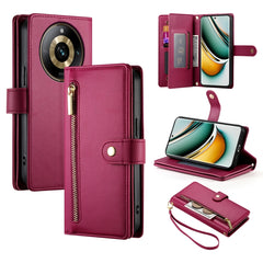 Nine Card-slot Zipper Wallet Bag Leather Phone Case