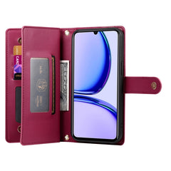 Nine Card-slot Zipper Wallet Bag Leather Phone Case