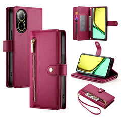 Nine Card-slot Zipper Wallet Bag Leather Phone Case