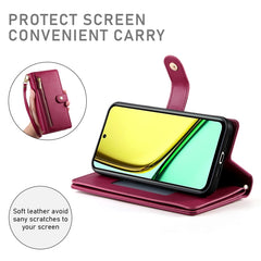 Nine Card-slot Zipper Wallet Bag Leather Phone Case
