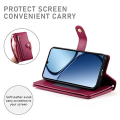 Nine Card-slot Zipper Wallet Bag Leather Phone Case