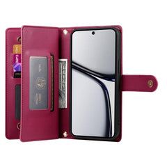 Nine Card-slot Zipper Wallet Bag Leather Phone Case