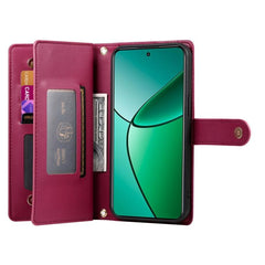 Nine Card-slot Zipper Wallet Bag Leather Phone Case