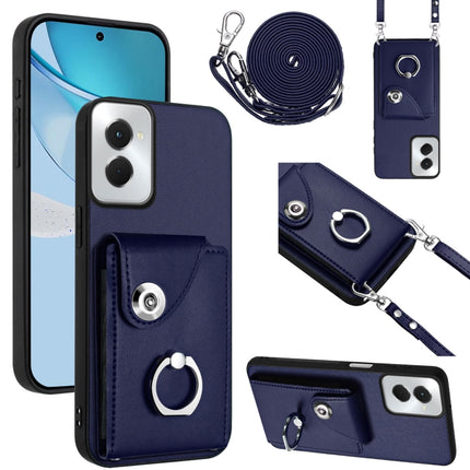 Organ Card Bag Ring Holder Phone Case with Long Lanyard, For Motorola Moto G Stylus 5G 2024, For Motorola Moto G Play 2024 5G, For Motorola Moto G Power 2024 5G