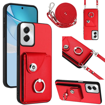 Organ Card Bag Ring Holder Phone Case with Long Lanyard, For Motorola Moto G Stylus 5G 2024, For Motorola Moto G Play 2024 5G, For Motorola Moto G Power 2024 5G