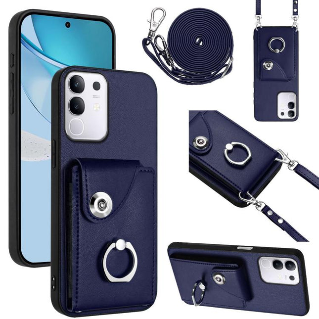 Organ Card Bag Ring Holder Phone Case with Long Lanyard, For vivo X200s, For vivo Y29 4G / T4x / Y300t, For vivo V50 / V50e, For vivo X200 Ultra