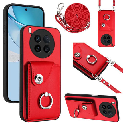 Organ Card Bag Ring Holder Phone Case with Long Lanyard, For vivo X200s, For vivo Y29 4G / T4x / Y300t, For vivo V50 / V50e, For vivo X200 Ultra