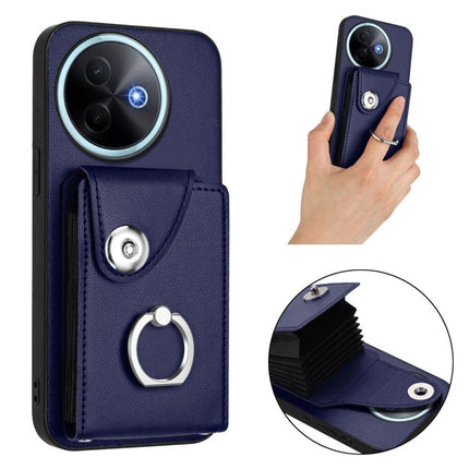 Organ Card Bag Ring Holder Phone Case with Long Lanyard, For vivo Y39 5G / Y300i, For vivo V50 Lite 5G, For vivo V40 Lite 5G IDN, For vivo Y200