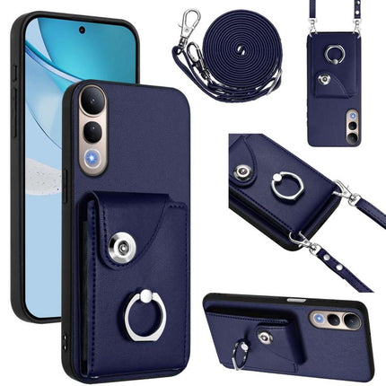 Organ Card Bag Ring Holder Phone Case with Long Lanyard, For vivo Y39 5G / Y300i, For vivo V50 Lite 5G, For vivo V40 Lite 5G IDN, For vivo Y200