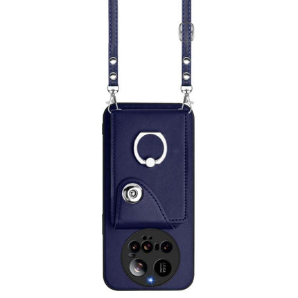 Organ Card Bag Ring Holder Phone Case with Long Lanyard, For Xiaomi 15 Ultra, For Xiaomi Poco X7 Pro, For Xiaomi Poco F6 5G India, For Xiaomi Civi 4 Pro