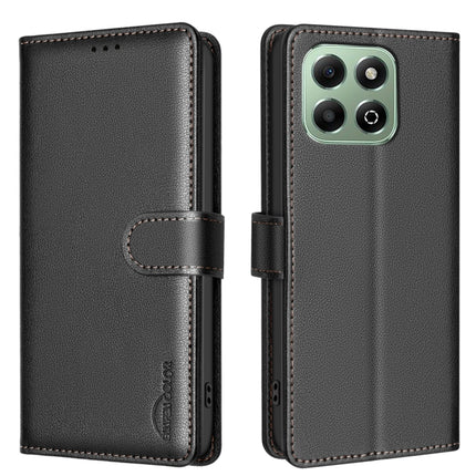 Litchi Texture RFID Anti-theft Leather Phone Case, For Honor X6b